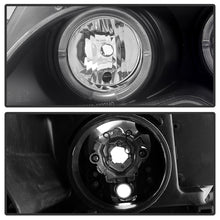 Carica l&#39;immagine nel visualizzatore di Gallery, Spyder BMW E46 3-Series 02-05 4DR Projector Headlights 1PC LED Halo Blk PRO-YD-BMWE4602-4D-AM-BK