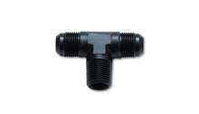 Carica l&#39;immagine nel visualizzatore di Gallery, Vibrant -10AN x 1/2in NPT Flare to Pipe Tee Adapter Fitting - Aluminum