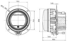 गैलरी व्यूवर में इमेज लोड करें, Hella 90mm LED L4060 Fog Light Module