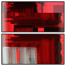 Carica l&#39;immagine nel visualizzatore di Gallery, Spyder Ford F150 2015-2017 Light Bar LED Tail Lights - Red Clear ALT-YD-FF15015-LBLED-RC