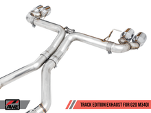 Laden Sie das Bild in den Galerie-Viewer, AWE Tuning 2019+ BMW M340i (G20) Track Edition Exhaust - Quad Diamond Black Tips