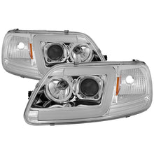 Cargar imagen en el visor de la galería, Spyder 97-03 Ford F-150 (After 6/1997) V2 Proj Headlights DRL LED - Chrm (PRO-YD-FF15097V2-LB-C)