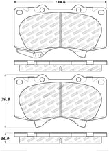Charger l&#39;image dans la galerie, StopTech 05-17 Toyota Tacoma w/6 Lug Holes Wheels Street Performance Front Brake Pads