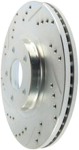Laden Sie das Bild in den Galerie-Viewer, StopTech Select Sport Nissan Slotted and Drilled Right Front Rotor