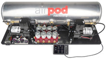 Carica l&#39;immagine nel visualizzatore di Gallery, Ridetech RidePro E5 Air Ride Control System 5Gal Dual Compressor AirPod Hi-Flow Big Red 3/8in Valves