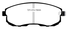 Carica l&#39;immagine nel visualizzatore di Gallery, EBC 02-03 Infiniti G20 2.0 Yellowstuff Front Brake Pads