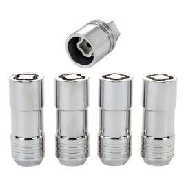 McGard Wheel Lock Nut Set - 4pk. (Cone Seat) M14X2.0 / 13/16 Hex / 2.25in. Length - Chrome - 2to4wheels
