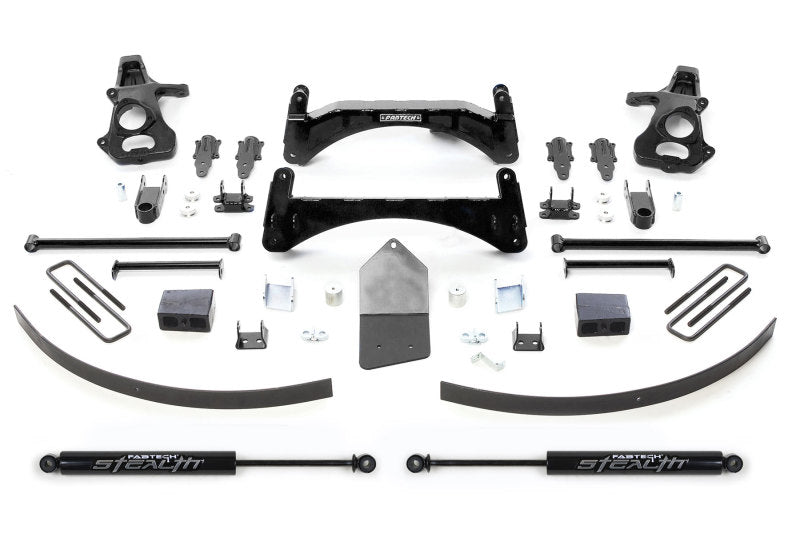 Fabtech 07-13 GM C1500 2WD w/o Autoride 6in Basic System w/Stealth Shocks