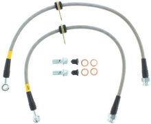 Charger l&#39;image dans la galerie, StopTech 08-10 EVO X AWD Stainless Steel Rear Brake Lines