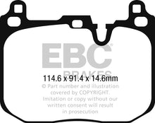 Carica l&#39;immagine nel visualizzatore di Gallery, EBC 2015+ Mini Cooper John Cooper Works Redstuff Front Brake Pads