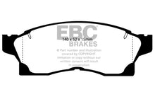 Carica l&#39;immagine nel visualizzatore di Gallery, EBC 91-92 Toyota MR2 2.0 Turbo Redstuff Front Brake Pads