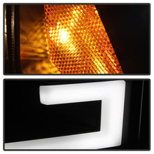 Cargar imagen en el visor de la galería, Spyder Ford F150 2015-2017 Projector Headlights - Light Bar DRL LED - Black PRO-YD-FF15015-LBDRL-BK