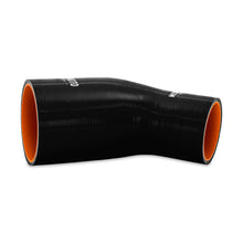 Laden Sie das Bild in den Galerie-Viewer, Mishimoto Silicone Reducer Coupler 45 Degree 2.5in to 3.5in - Black