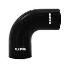 गैलरी व्यूवर में इमेज लोड करें, Mishimoto Silicone Reducer Coupler 90 Degree 3.5in to 4in - Black