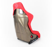Cargar imagen en el visor de la galería, NRG FRP Bucket Seat ULTRA Edition - Large (Red Alcantara/Gold Glitter Back)