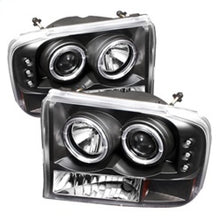 Carica l&#39;immagine nel visualizzatore di Gallery, Spyder Ford F250 Super Duty 99-04 Projector Version 2 LED Halo LED Blk PRO-YD-FF25099-1P-G2-BK