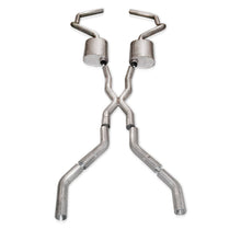 Carica l'immagine nel visualizzatore di Gallery, Stainless Works Chevy Camaro 1967-69 Exhaust 2.5in Stainless with X-Pipe