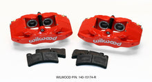 गैलरी व्यूवर में इमेज लोड करें, Wilwood DPC56 Rear Caliper Kit Red Corvette All C5 / Base C6 1997-2013