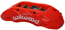 गैलरी व्यूवर में इमेज लोड करें, Wilwood Caliper-TX6R- L/H - Red 1.75/1.62/1.62in Pistons 1.38in Disc