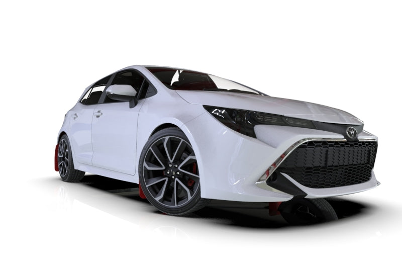 Rally Armor 2019-20 Toyota Corolla White UR Mud Flap Black Logo