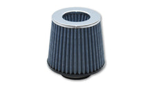 Laden Sie das Bild in den Galerie-Viewer, Vibrant Open Funnel Perf Air Filter (5in Cone O.D. x 5in Tall x 4.5in inlet I.D.) Chrome Filter Cap