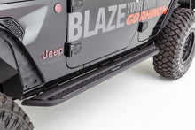 Carica l'immagine nel visualizzatore di Gallery, Go Rhino 18-20 Jeep Wrangler JLU Dominator Extreme DSS SideSteps Complete Kit w/SideStep + Brkts