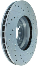 Laden Sie das Bild in den Galerie-Viewer, StopTech Select Sport 07-13 BMW 335i Slotted &amp; Drilled Vented Right Front Brake Rotor