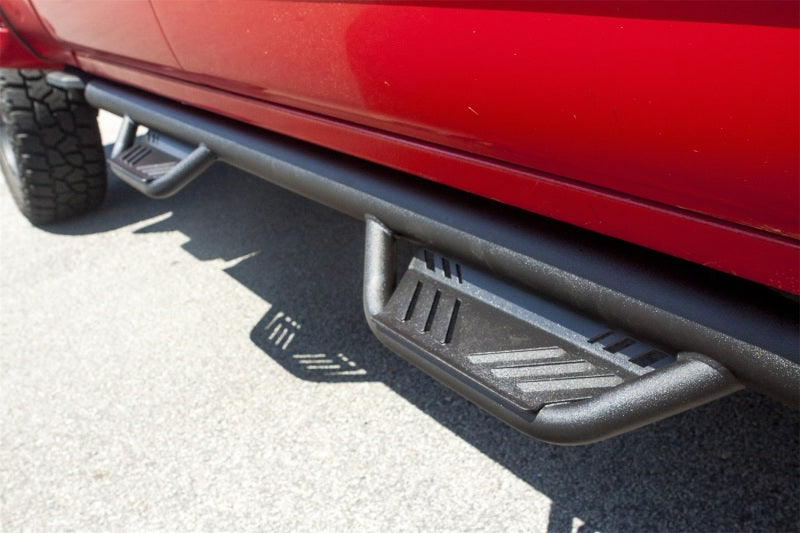 Lund 14-17 Chevy Silverado 1500 Crew Cab Terrain HX Step Extreme Nerf Bars - Black