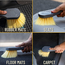 Load image into Gallery viewer, Chemical Guys Stiffy Brush For Carpets &amp; Durable Surfaces - Yellow (P12)
