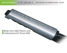 Cargar imagen en el visor de la galería, DV8 Offroad 2011-2018 Jeep JK Silver Emergency Brake Handle Cover
