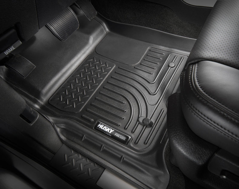 Husky Liners 15 Ford F-150 SuperCab WeatherBeater Black 2nd Seat Floor Liner - 2to4wheels