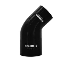 Laden Sie das Bild in den Galerie-Viewer, Mishimoto Silicone Reducer Coupler 45 Degree 3in to 3.5in - Black
