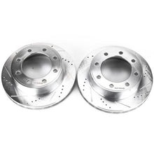 Charger l&#39;image dans la galerie, Power Stop 00-05 Ford Excursion Front Evolution Drilled &amp; Slotted Rotors - Pair