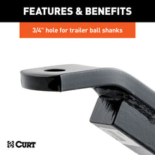 Load image into Gallery viewer, Curt Class 2 Ball Mount (1-1/4in Shank 3500lbs 3-1/8in Rise 10-5/16in Long)
