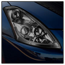 Cargar imagen en el visor de la galería, Spyder Nissan Altima 4Dr 10-12 Projector Headlights Light DRL LED Halo Smke PRO-YD-NA104D-LTDRL-SM