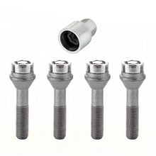 Laden Sie das Bild in den Galerie-Viewer, McGard Wheel Lock Bolt Set - 4pk. (Cone Seat) M12X1.5 / 17mm Hex / 49.2mm Shank Length - Chrome
