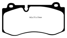Carica l&#39;immagine nel visualizzatore di Gallery, EBC 07-08 Mercedes-Benz CL550 5.5 Redstuff Front Brake Pads