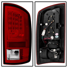 गैलरी व्यूवर में इमेज लोड करें, Spyder Dodge Ram 07-08 1500 Version 2 LED Tail Lights - Red Clear ALT-YD-DRAM06V2-LED-RC