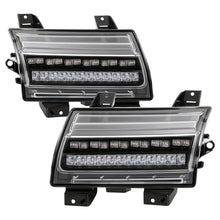 Carica l&#39;immagine nel visualizzatore di Gallery, Spyder Jeep Wrangler 2018-2019 ( LED Model Only) LED Front Bumper Lights - Sequential Signal - Black