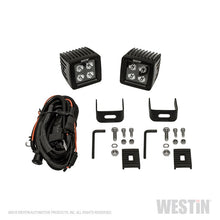 गैलरी व्यूवर में इमेज लोड करें, Westin HyperQ LED Auxiliary Lights 3in x 3in cube 20w Flood - Black