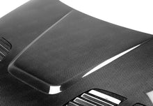 Cargar imagen en el visor de la galería, Seibon 12-13 BMW F30 GTR-Style Carbon Fiber Hood