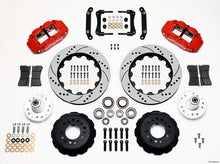 गैलरी व्यूवर में इमेज लोड करें, Wilwood Narrow Superlite 6R Front Hub Kit 14.00in Drill Red 70-78 Camaro