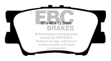 गैलरी व्यूवर में इमेज लोड करें, EBC 13+ Lexus ES300h 2.5 Hybrid Redstuff Rear Brake Pads