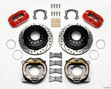 गैलरी व्यूवर में इमेज लोड करें, Wilwood Dynapro Low-Profile 11.00in P-Brake Kit Drill-Red Ford 8.8 Special w/2.50in Offset-5 Lug