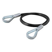 Carica l&#39;immagine nel visualizzatore di Gallery, Curt Tow Bar Replacement Safety Cables 36in x 3/8in Diameter (7500lbs)