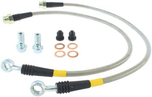 Charger l&#39;image dans la galerie, StopTech 14-15 Chevy Corvette Z51 (C7) V8 Stainless Steel Front Brake Lines