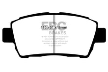 Charger l&#39;image dans la galerie, EBC 11-15 Scion IQ 1.3 Redstuff Front Brake Pads