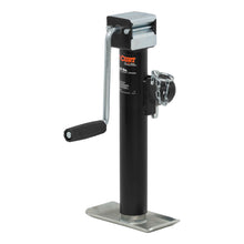 Carica l&#39;immagine nel visualizzatore di Gallery, Curt Pipe-Mount Swivel Jack w/Side Handle (5000lbs 10in Travel)