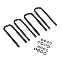 Carica l&#39;immagine nel visualizzatore di Gallery, Superlift U-Bolt 4 Pack 9/16x3x11.5 Large Radius w/ Hardware