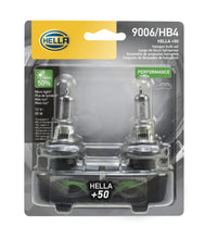Laden Sie das Bild in den Galerie-Viewer, Hella Bulb 9006 12V 55W P22D T4 +50 (2)
